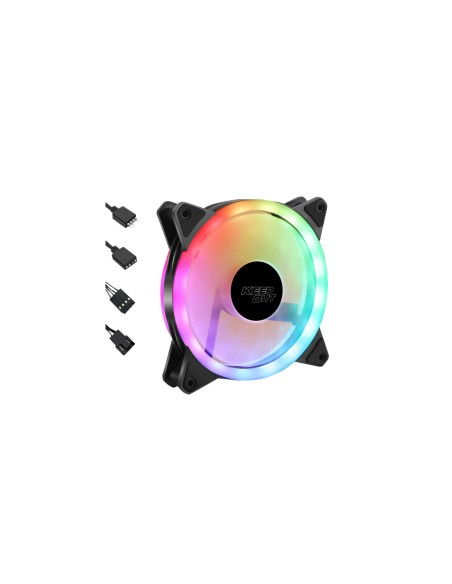 Keep Out XFC-120SR Ventilador ARGB Negro