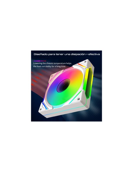Keep Out XFC-120MW Ventilador ARGB Blanco