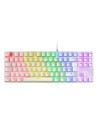 Mars Gaming MK80W teclado Juego USB QWERTY Italiano Blanco