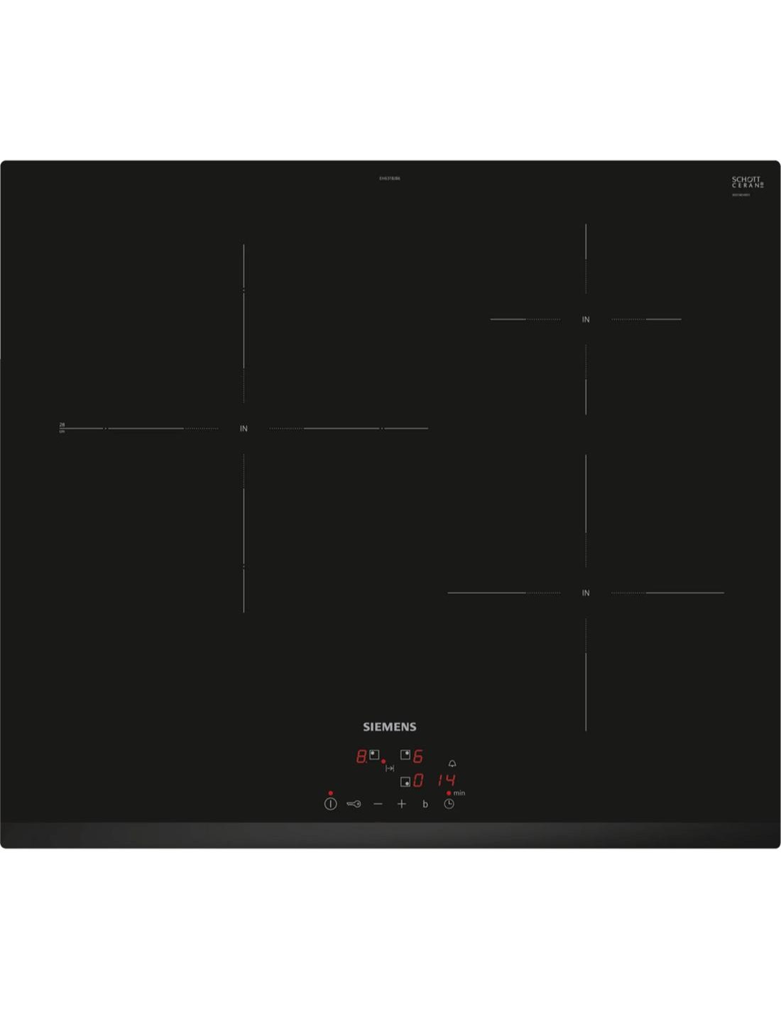 Siemens EH631BJB6E Encimera 3F Inducción