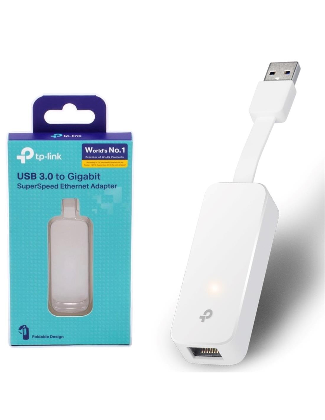 Tp-Link Adaptador de red USB 3.0 a Gigabit Ethernet 2 (UE300)