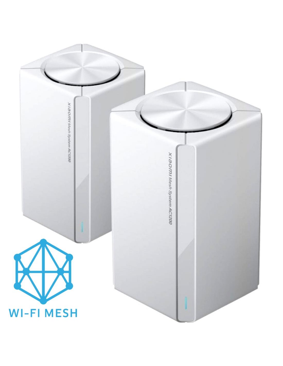 Xiaomi Mesh System AC1200 (Pack x2) 2,4Ghz/5Ghz WiFi 5 Blanco (DV4451FL)