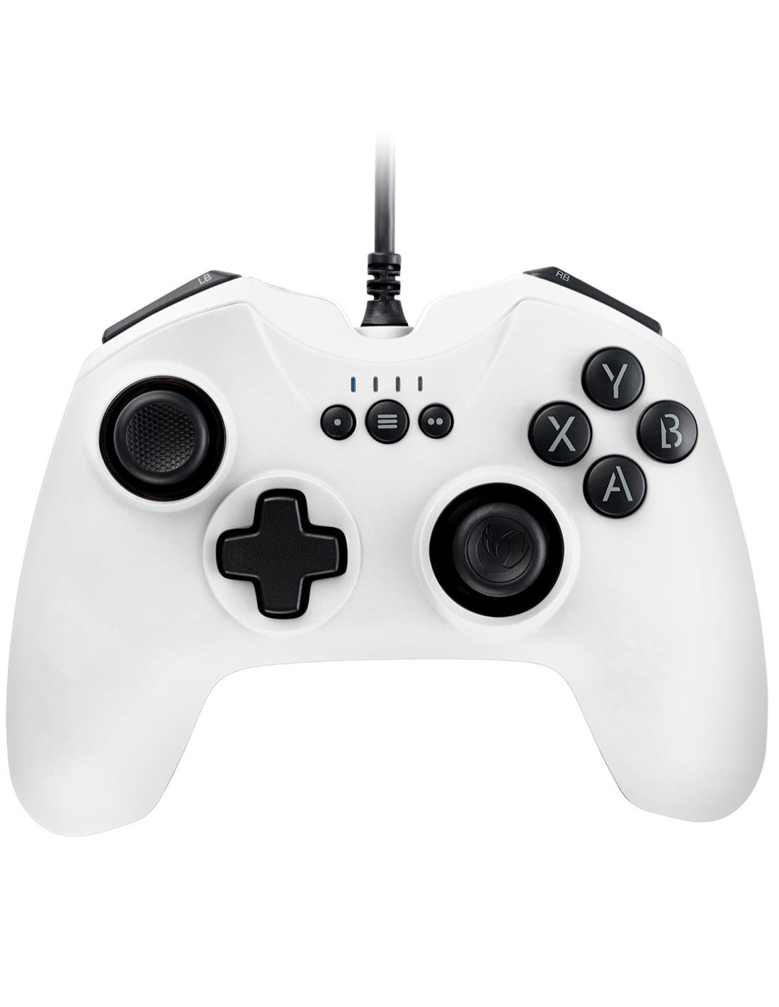 Nacon Mando con Cable para PC con Vibración Blanco (PCGC-100WHI)