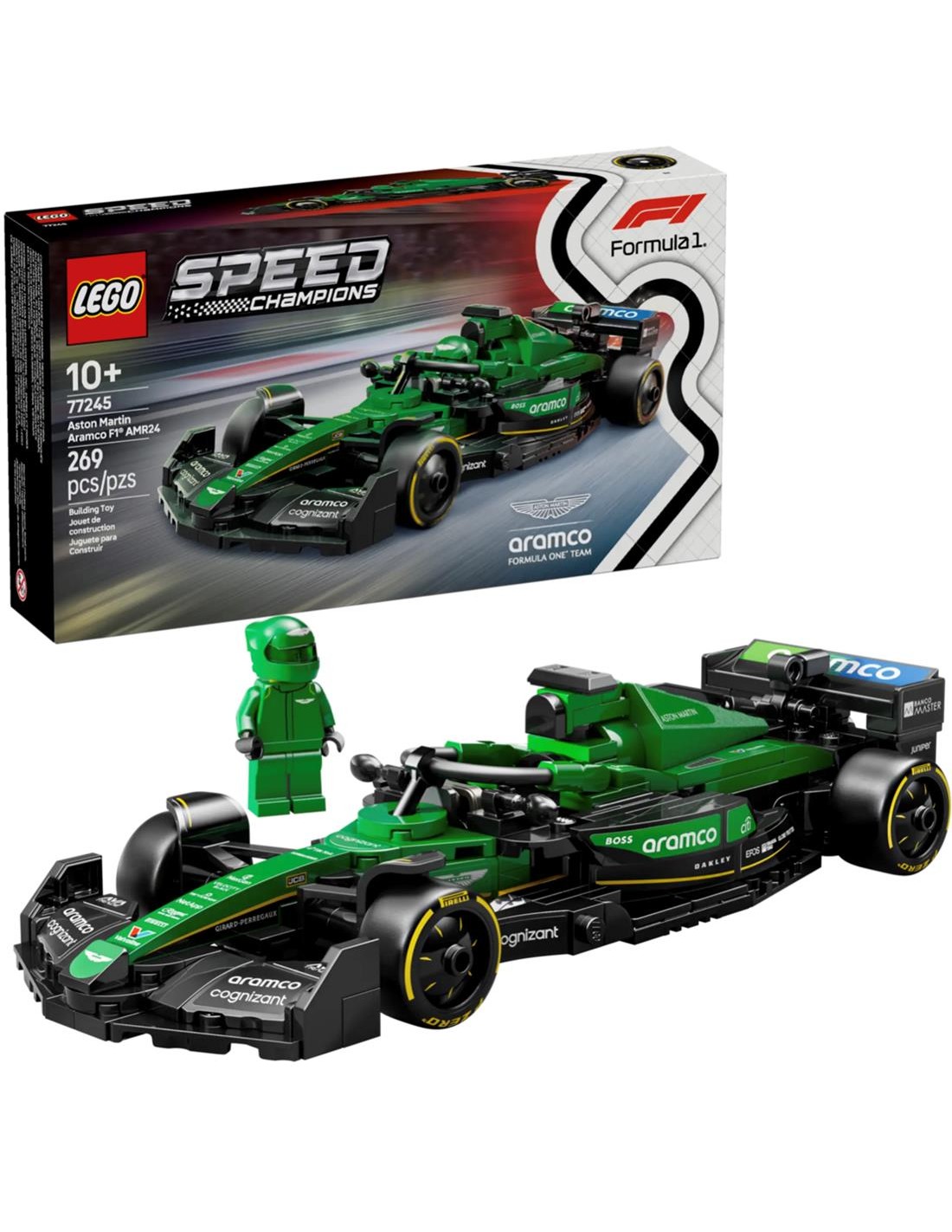 LEGO 77245 Aston Martin Aramco F1 AMR24 Race Car