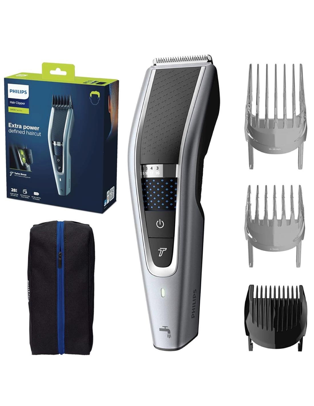 Philips HC5630/15 Cortapelo Recargable con 28 tamaños