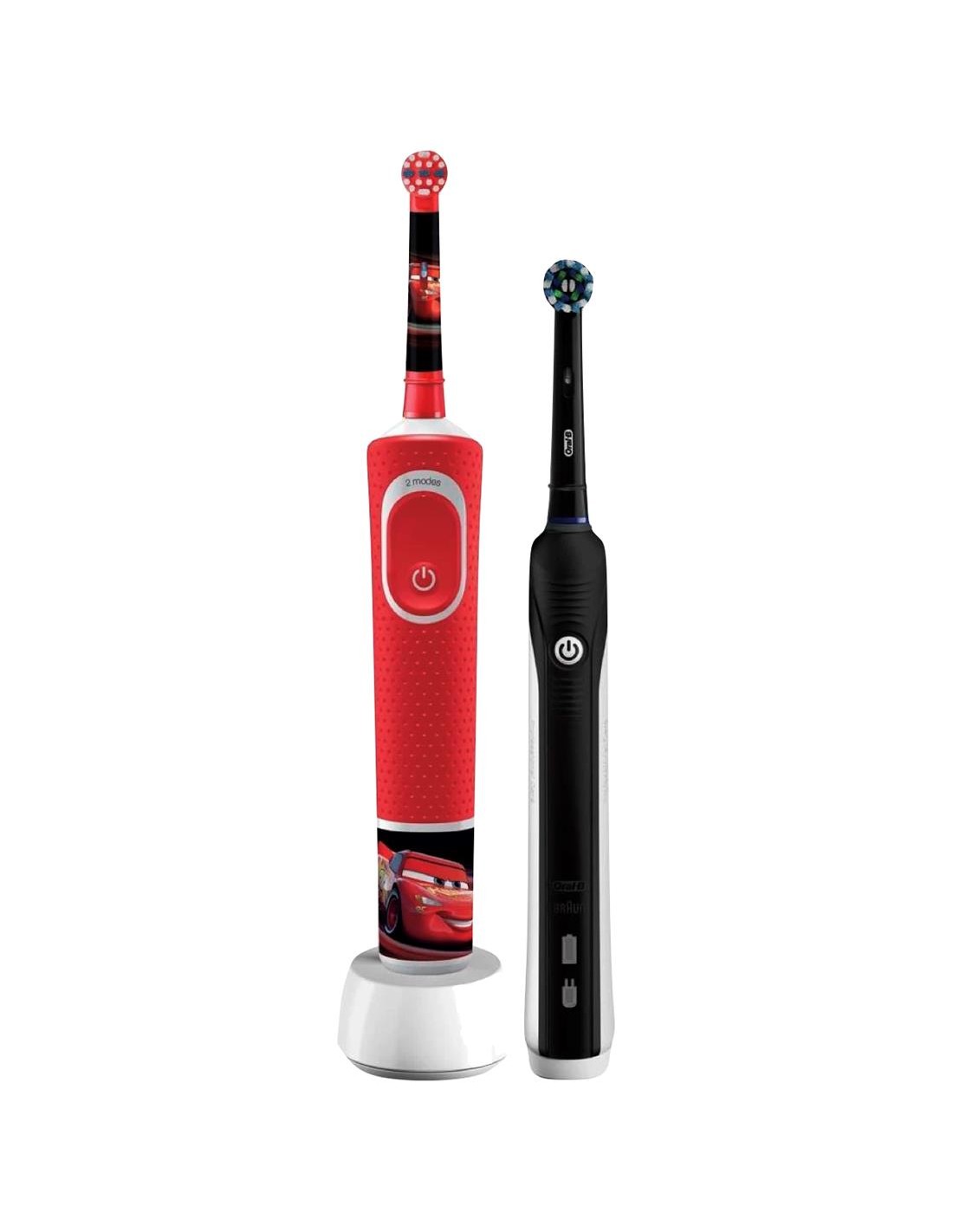 Braun Oral-B Pack Familiar Cars Cepillo Eléctrico (D16.513.1U + D100.410.2K)