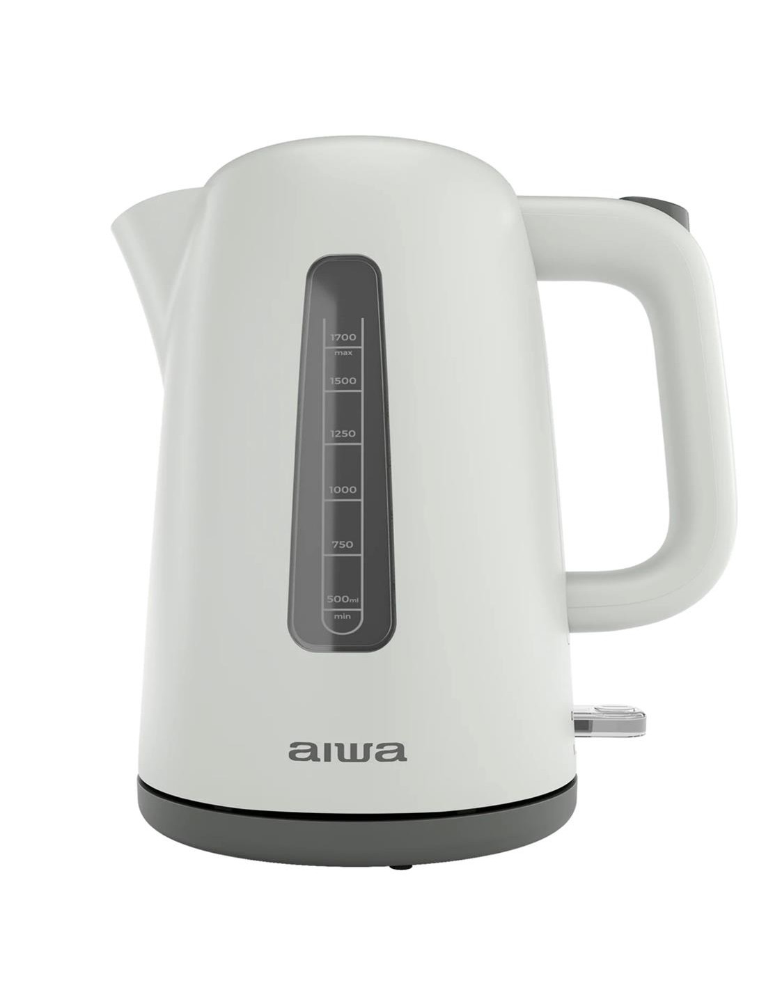 Aiwa AKT-2000 Hervidor 2.200W 1.7 Litros Base Sin Cable Blanco