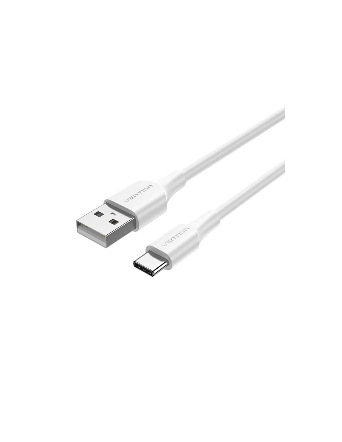 Vention Cable USB 2.0 3A CTHWH/ USB Tipo-C Macho - USB Macho/ 2m/ Blanco