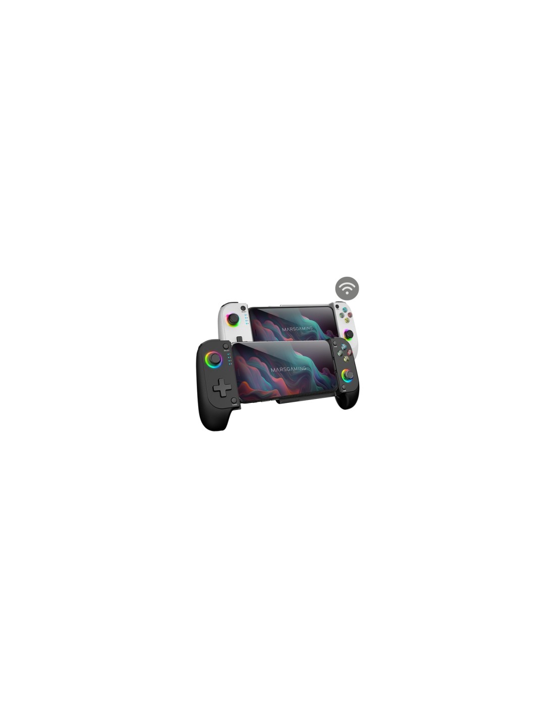 Mars Gaming MGPX mando y volante Negro Bluetooth/USB Gamepad AnalÃ³gico/Digital Android, Nintendo Switch, PlayStation 4, PlaySta