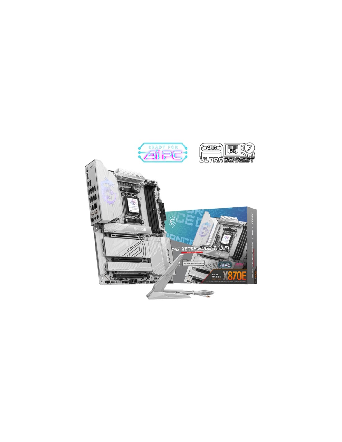 MSI MPG X870E EDGE TI WIFI placa base AMD X870E Zócalo AM5 ATX