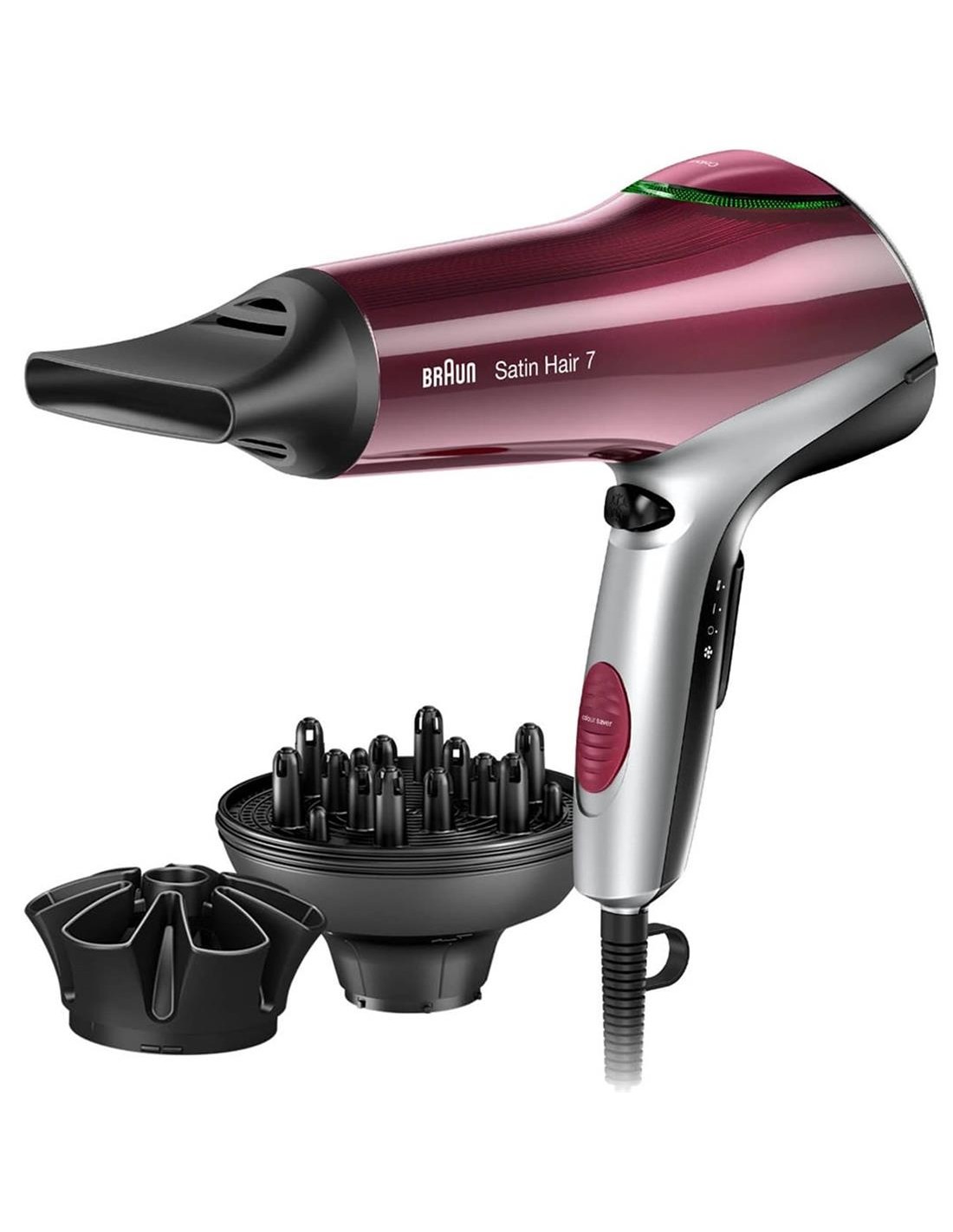 Braun HD770 Secador iÃ³nico 2.200w con 3 accesorios