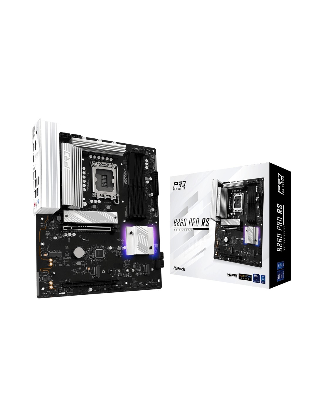 Asrock B860 Pro RS Intel B860 LGA 1851 (Socket V1) ATX