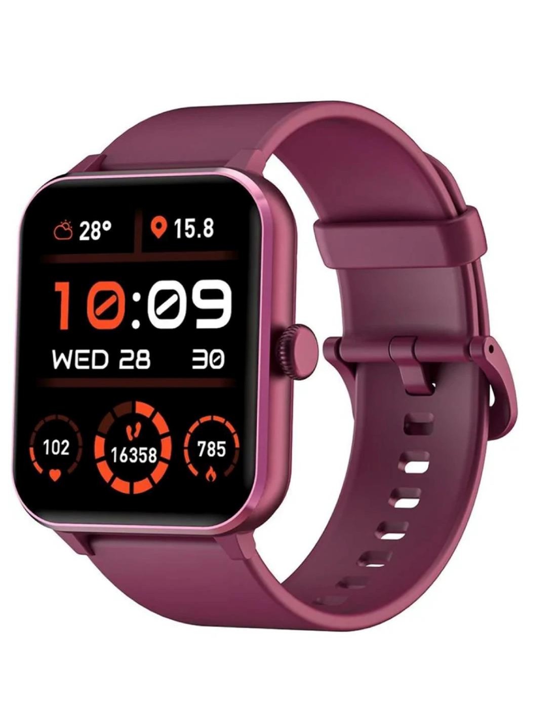 Blackview R50 Smartwatch 1.87" con llamadas Bluetooth Rojo Claret