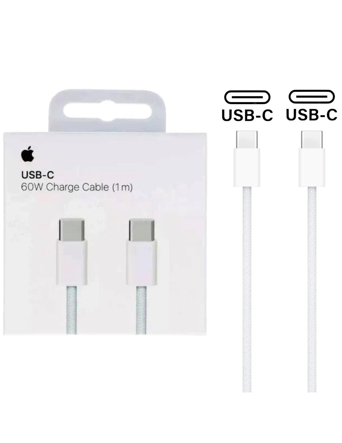 Apple Cable de Carga USB-C a USB-C 60W 1M (MW493ZM/A)