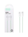 Cable USB-C a USB-C 2 Metros 60W Hoco X104 Green (para iPhone 15)