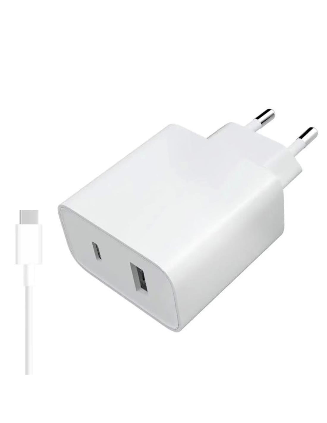 Cargador USB-A y USB-C 33W + Cable USB-C Xiaomi (BHR9956)