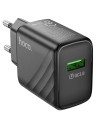 Hoco CS21A Rich Single Port QC3.0 Cargador Eu Black