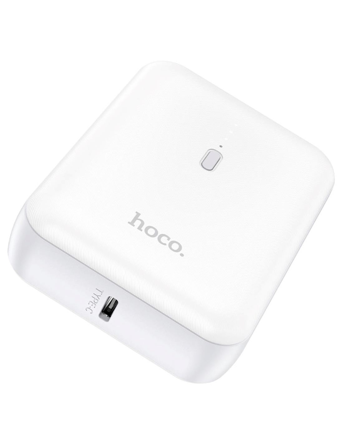 Powerbank 5.000 mAh salida USB-A, entrada USB-C Hoco J96 Blanco