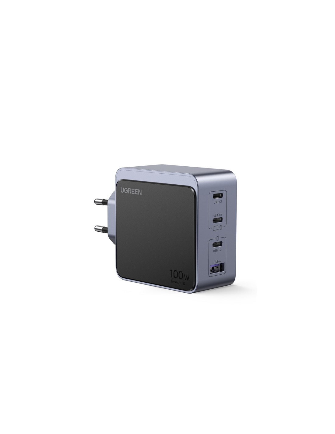 Ugreen Nexode S 100W 4-Port GaN Fast Charger EU gray Ordenador portátil, Teléfono móvil, Portátil, BaterÃa portátil, Table