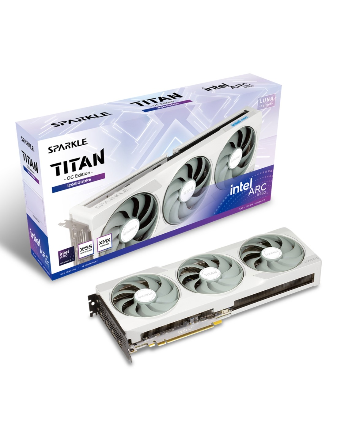 Sparkle Technology Intel Arc B580 Luna OC 12 GB GDDR6