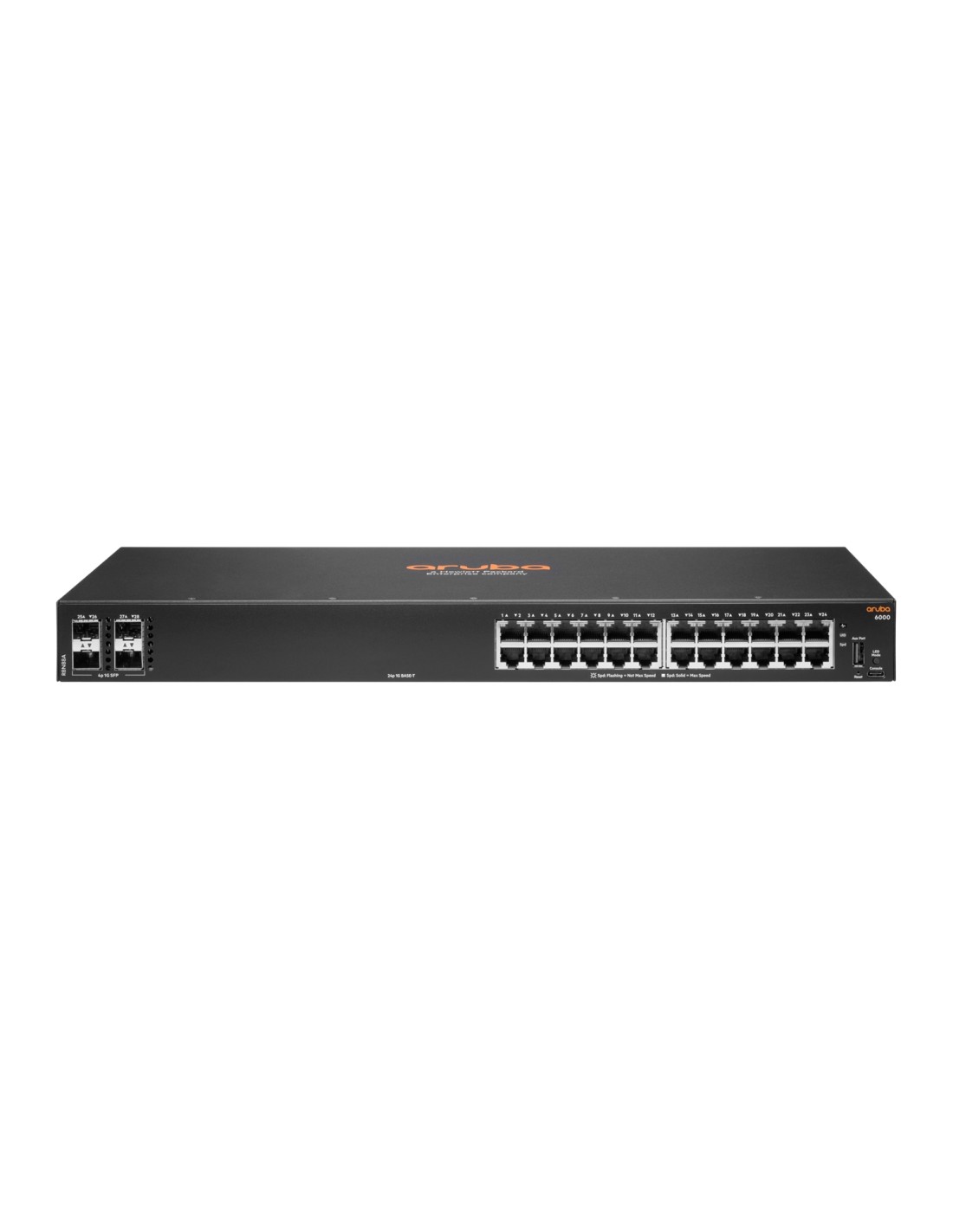 HPE Aruba Networking Aruba 6000 24G 4SFP Gestionado L3 Gigabit Ethernet (10/100/1000) 1U