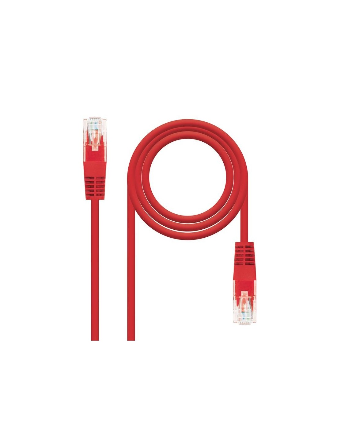 CABLE DE RED CAT.6 UTP FLEX 2M NANOCABLE RED