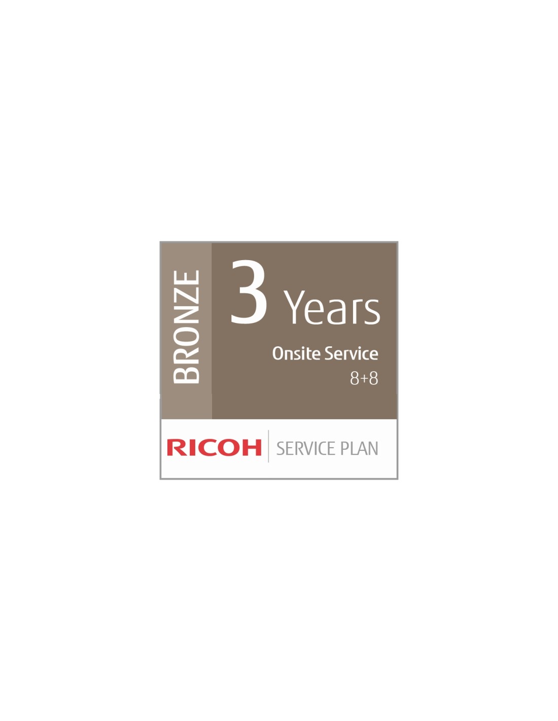 Ricoh Plan de Servicio Bronce a 3 años (Producción de Volumen Bajo)