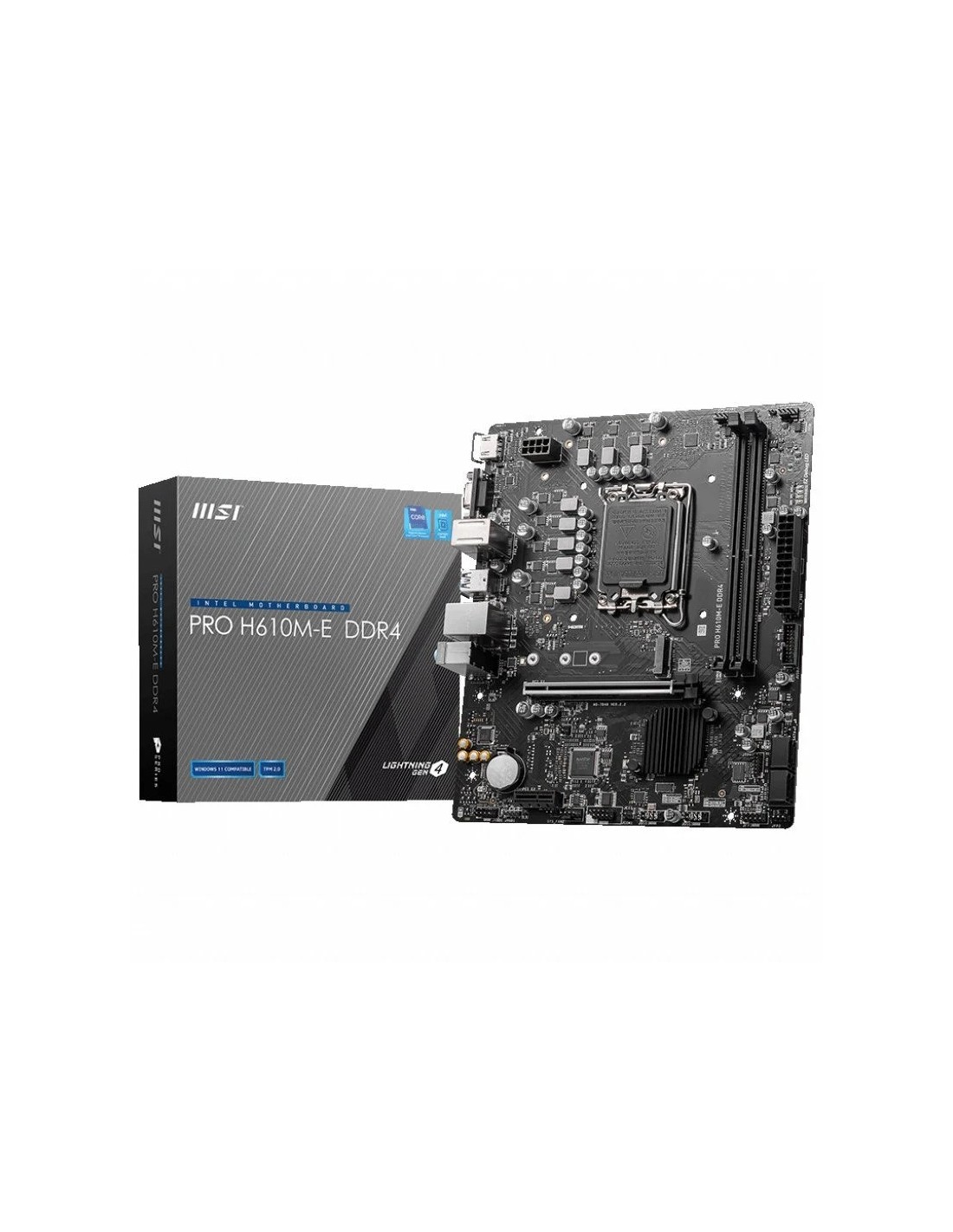 PLACA BASE MSI PRO H610M-E DDR4 MATX VGA + HDMI