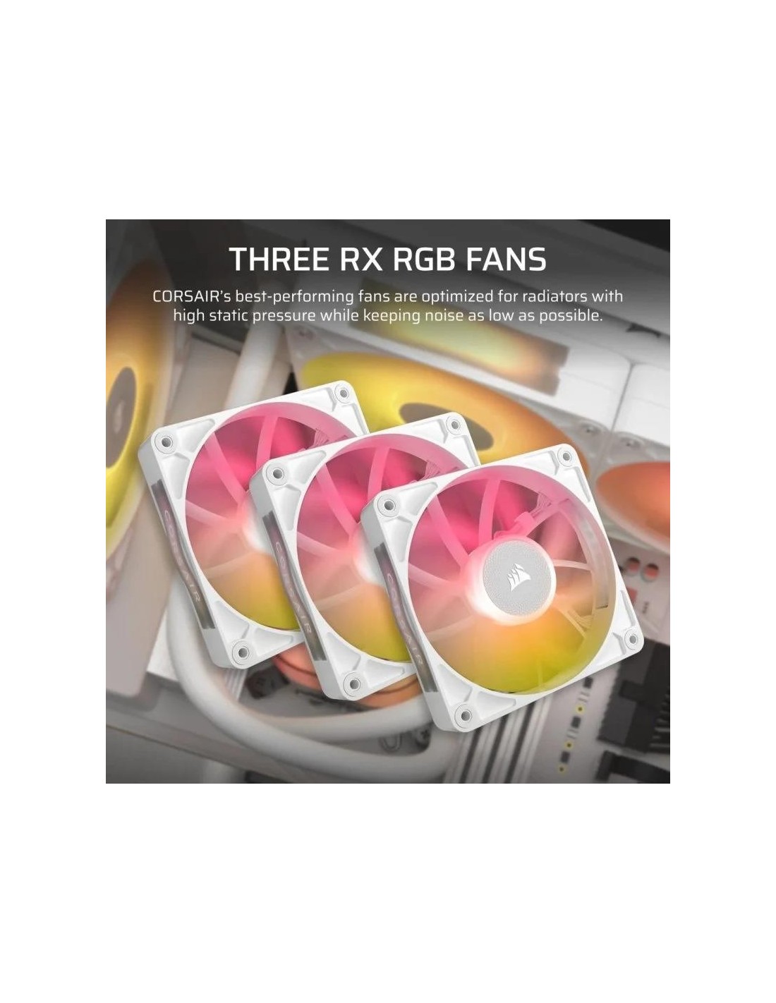 REFRIGERACION LIQUIDA CPU CORSAIR ICUELINK TITAN 360 RX 360MM RGB LCD WHITE