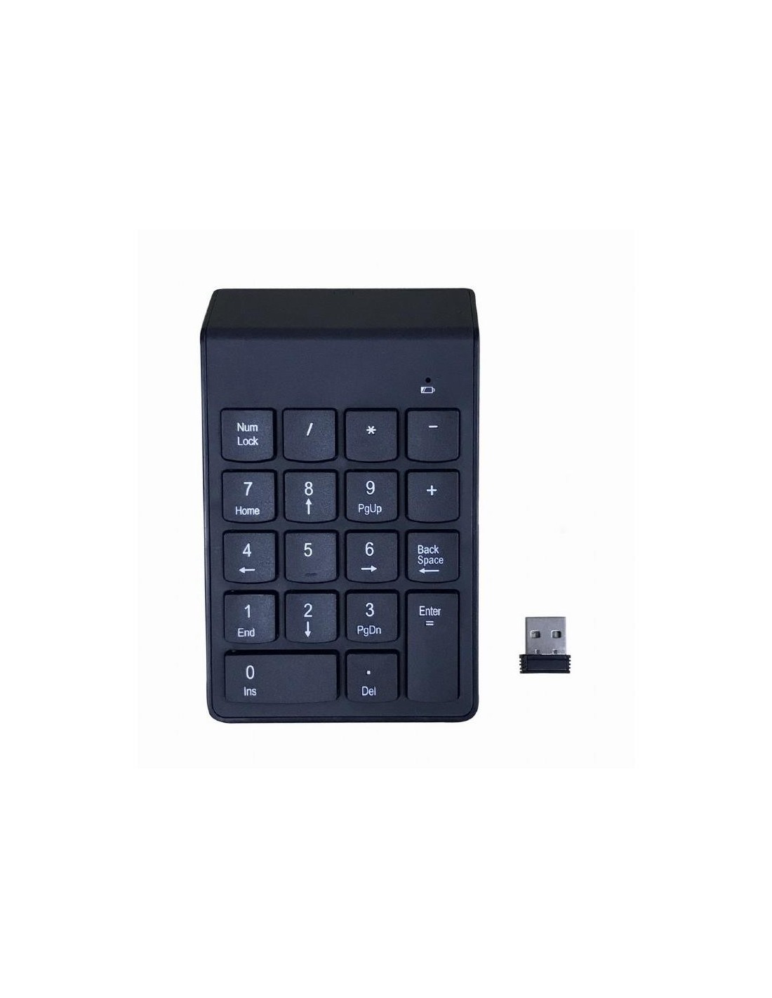 TECLADO NUMERICO GEMBIRD KEYPAD BLUETOOTH 18 TECLAS BLACK