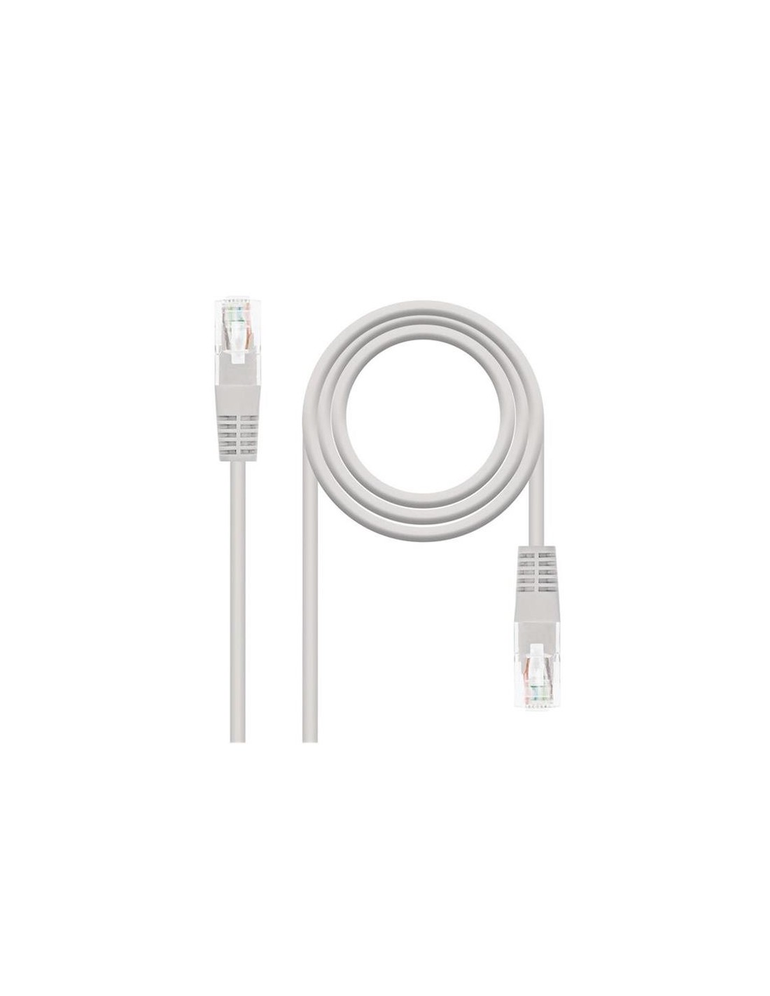 CABLE DE RED ONEWAY CAT.6E UTP FLEX 0.50M GREY