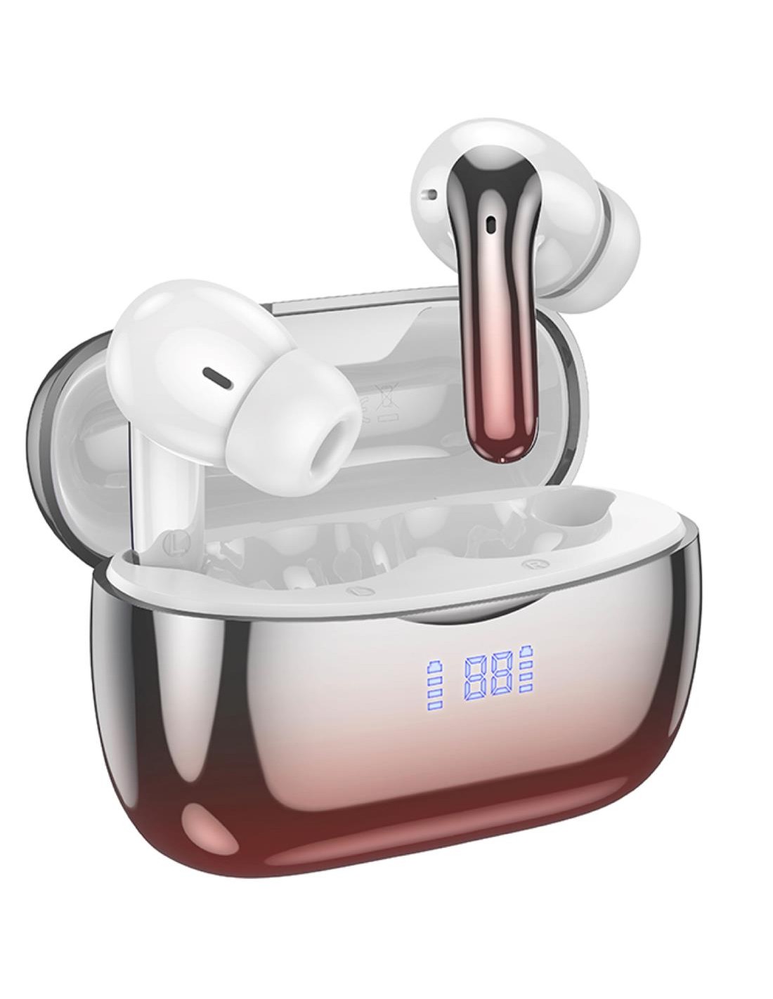 Hoco EQ16 Auricular InalÃ¡mbrico con CancelaciÃ³n de Ruido Red Glaze