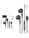 Hoco M111 Max Auricular Lightning para iPhone Negro