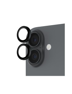 PanzerGlass ® Hoops® Black Camera Lens Protector iPhone 17 | iPhone 16 | 16 Plus Protector de pantalla Apple 1 pieza(s)