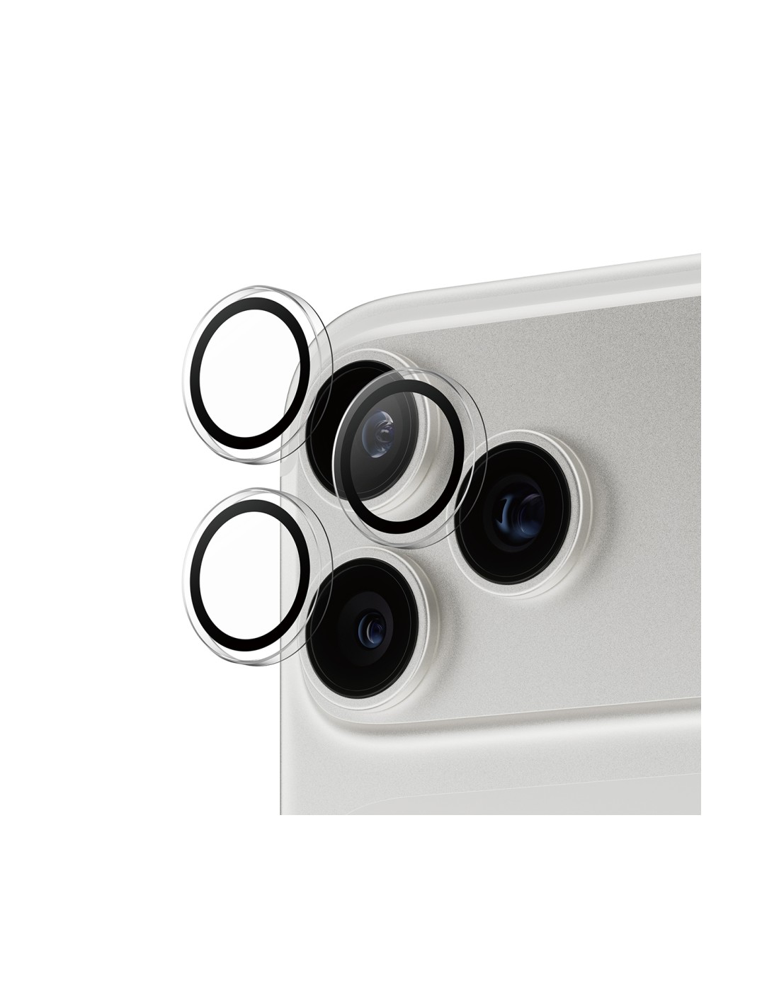 PanzerGlass Â® HoopsÂ® Transparent Camera Lens Protector iPhone 17 Pro | iPhone 17 Pro Max | iPhone 16 Pro | 16 Pro Max Protecto