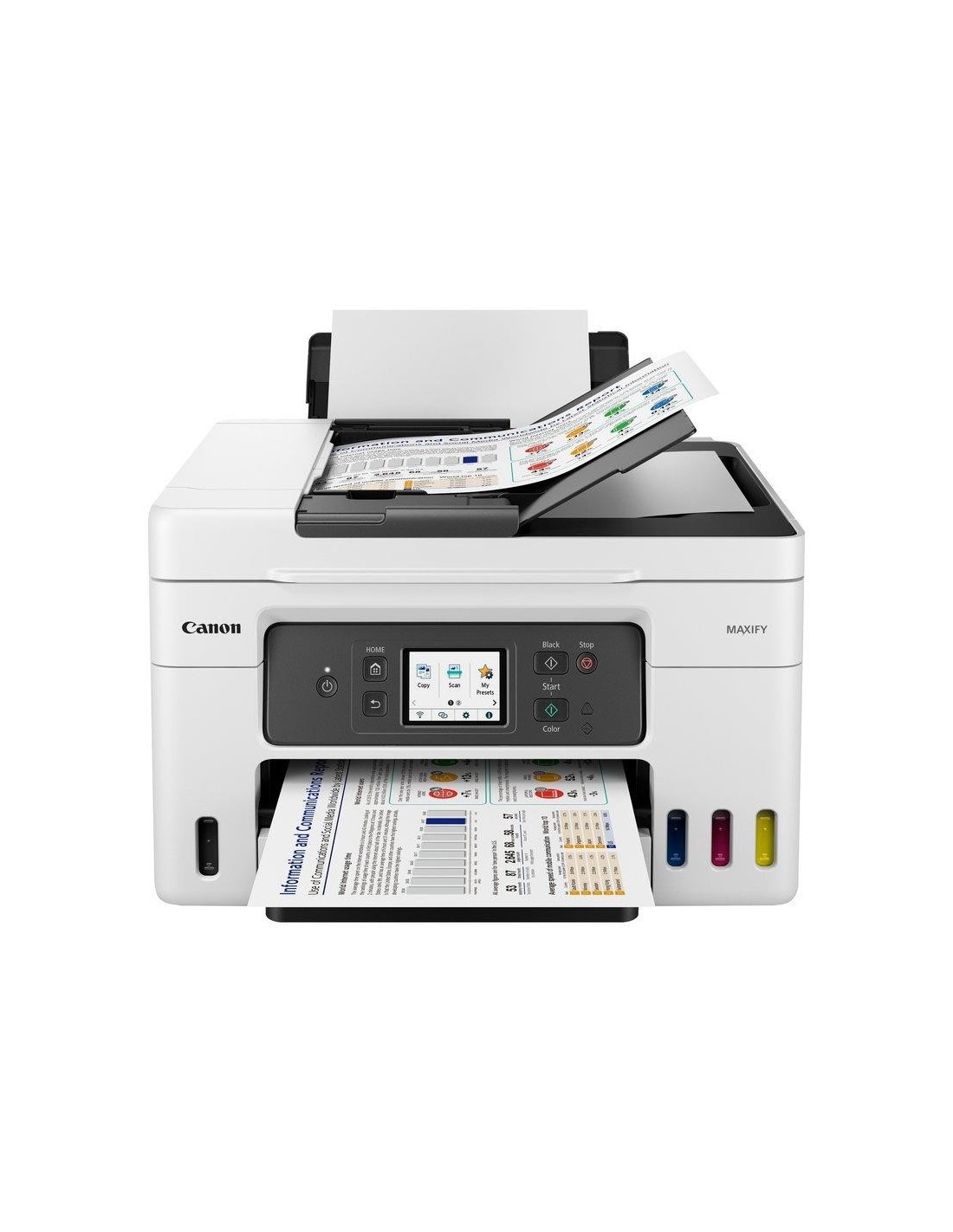 IMPRESORA CANON MAXIFY GX4050 MEGATANK MFP DUPLEX COLOR WIFI BLACK/WHITE