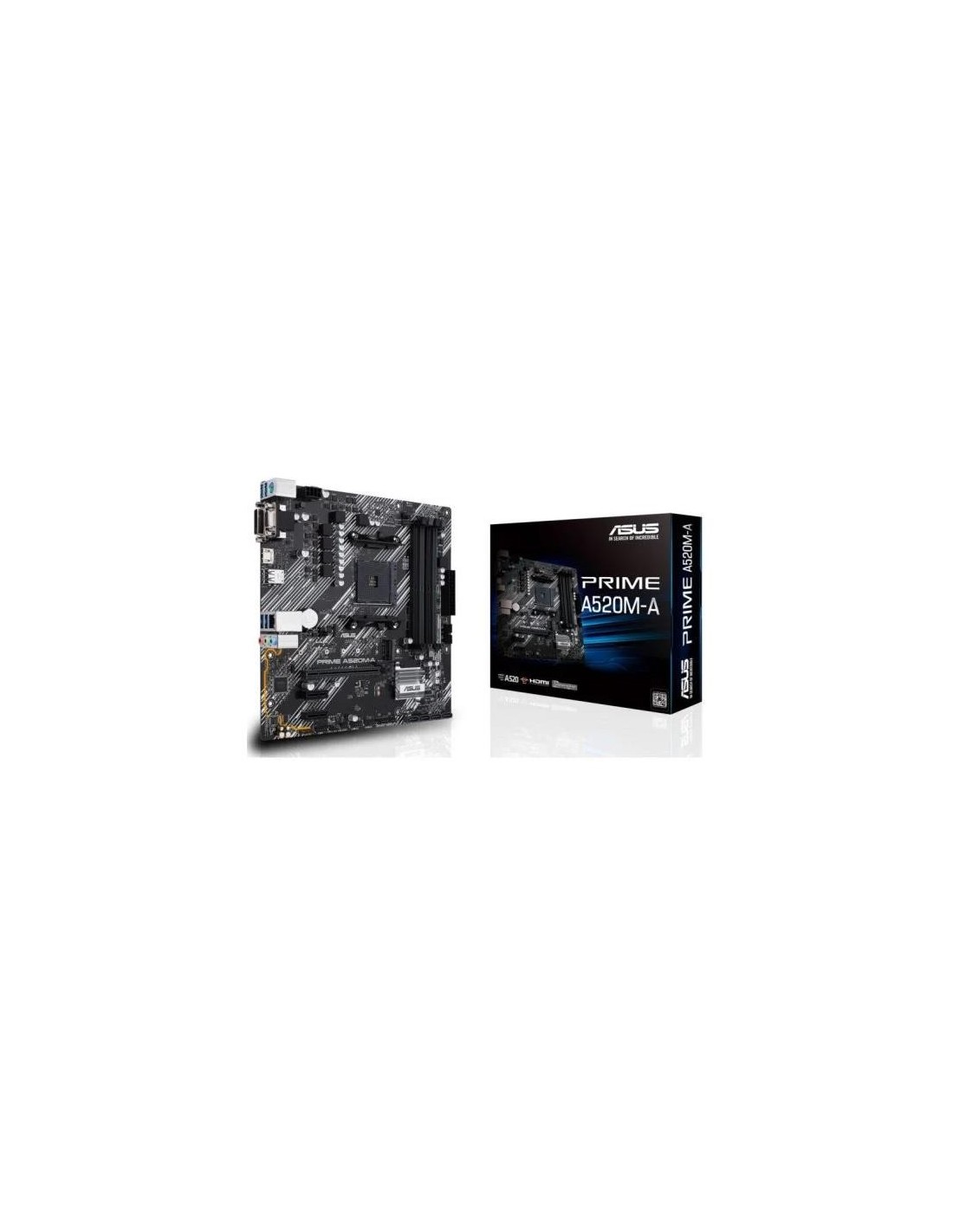 PLACA BASE ASUS A520M-A II/CSM AMD MATX DDR4 HDMI + VGA + DVI