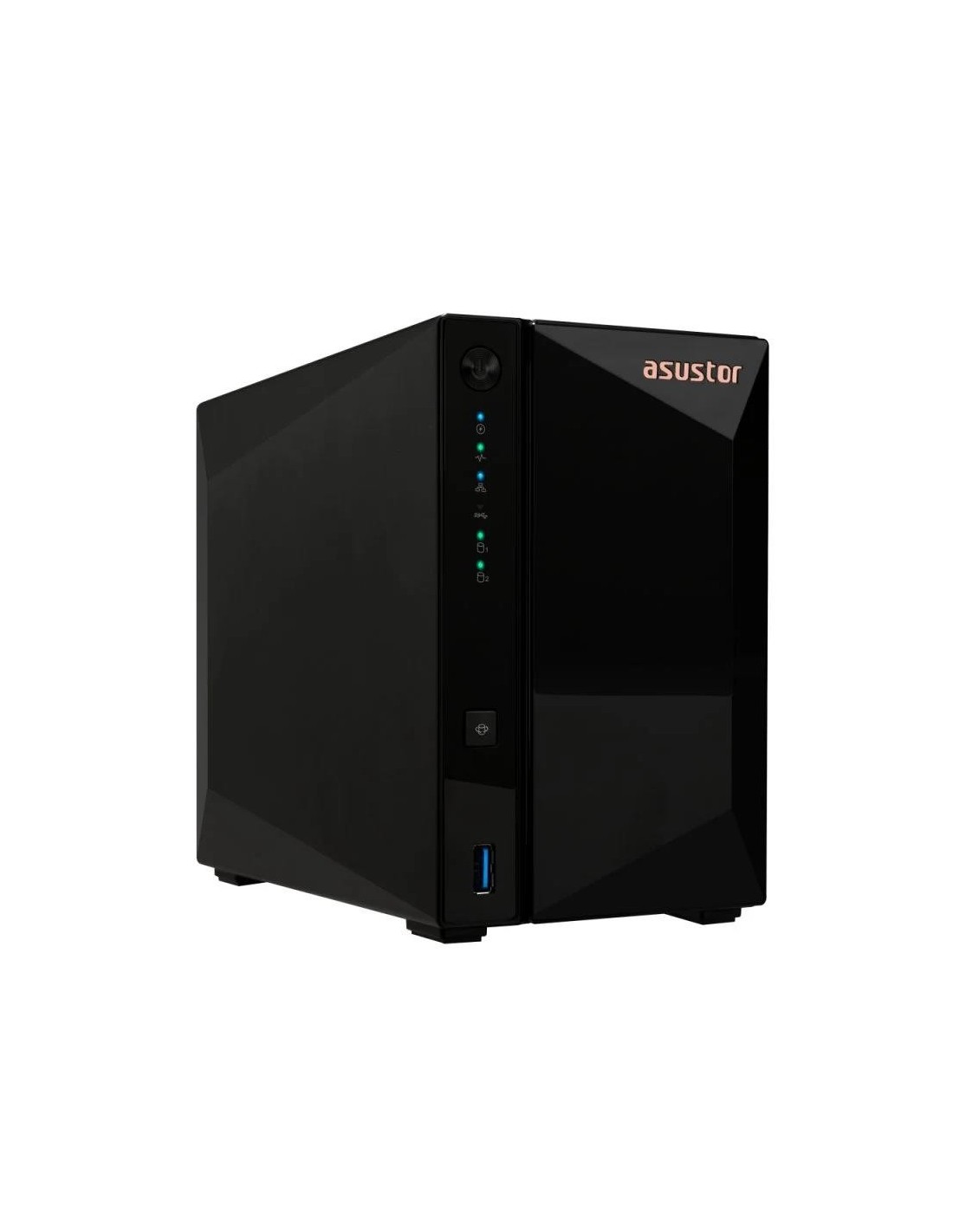 UNIDAD NAS ASUSTOR TOWER 2 HDD/SSD DISKTATION CPU 1.4GHZ 4 NUCLEOS