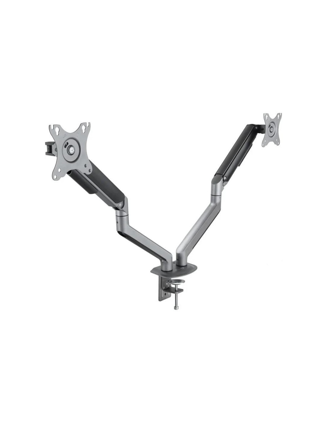 SOPORTE DE MESA TV/MONITOR TOOQ DB4132TNR-G 17-32 2 BRAZOS ASISTIDO GREY