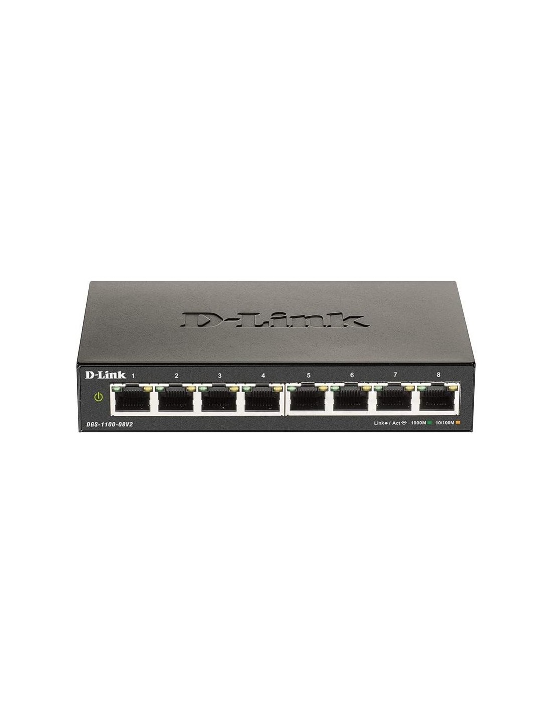 SWITCH D-LINK GIGABIT 8 PUERTOS + POE DGS-1100-08P