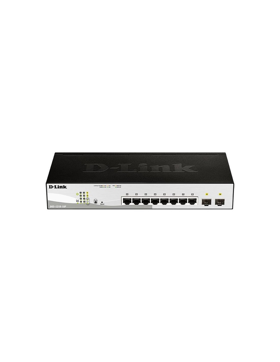 SWITCH D-LINK GIGABIT 10 PUERTOS DGS-1210-10P POE