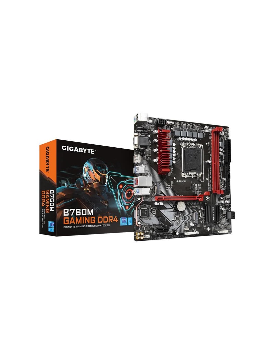 PLACA BASE GIGABYTE GA-B760M GAMING DDR4 HDMI + DP + VGA