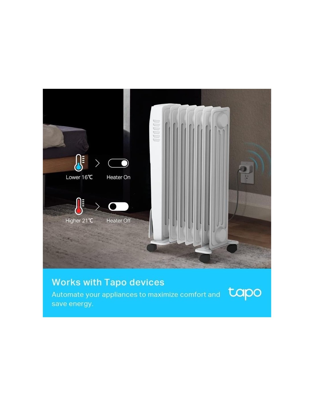 SENSOR TP-LINK TAPO T315 TEMPERATURA/HUMEDAD WIRELESS