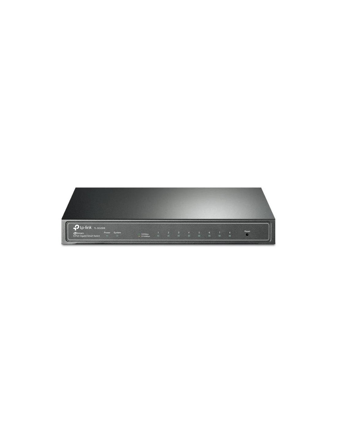 SWITCH TP-LINK TL-SG2008 GIGABIT 8 PUERTOS SEMIGESTIONABLE
