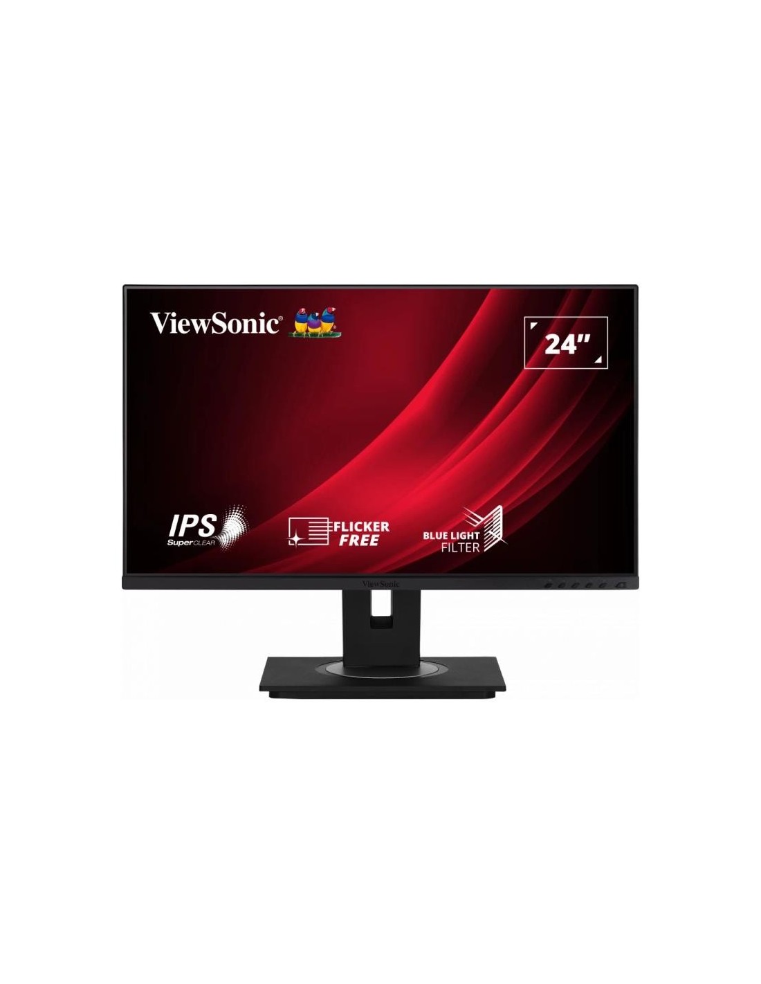 MONITOR VIEWSONIC 24 IPS MULTIM ERGONOMICO VGA HDMI DP USB 5YR GAR