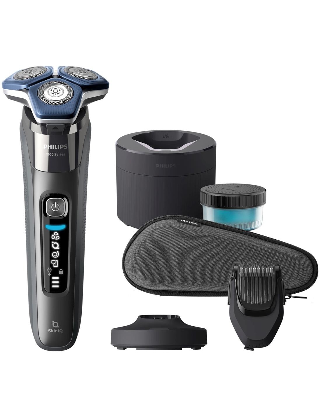 Philips Afeitadora S7887/58 Wet & Dry con Estación de Limpieza