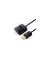 Vention Cable Conversor HBFBB/ Displayport Macho - VGA Hembra/ 15cm/ Negro