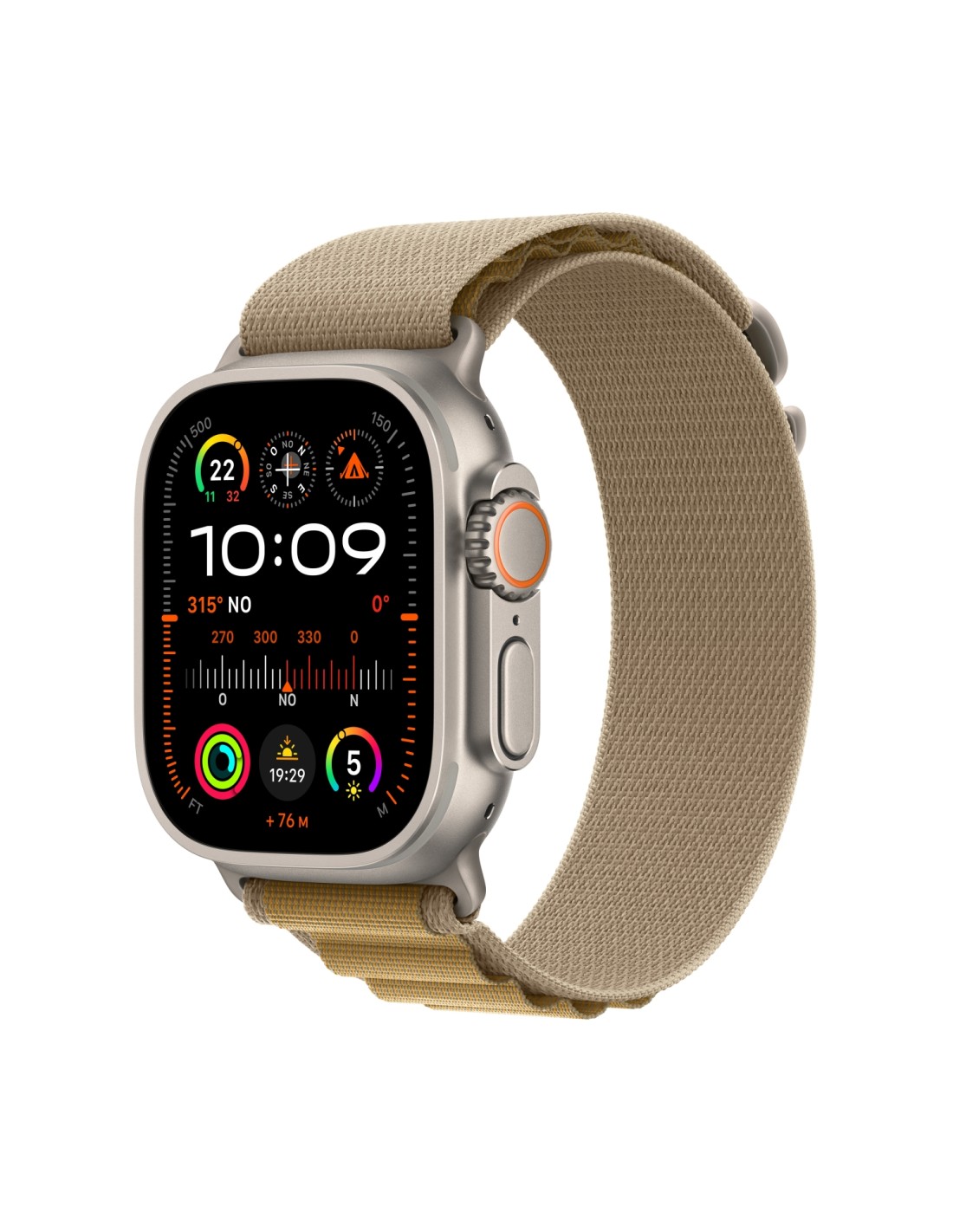 Apple Watch Ultra 2 OLED 49 mm Digital 410 x 502 Pixeles Pantalla tÃ¡ctil 4G Titanio Wifi GPS (satÃ©lite)