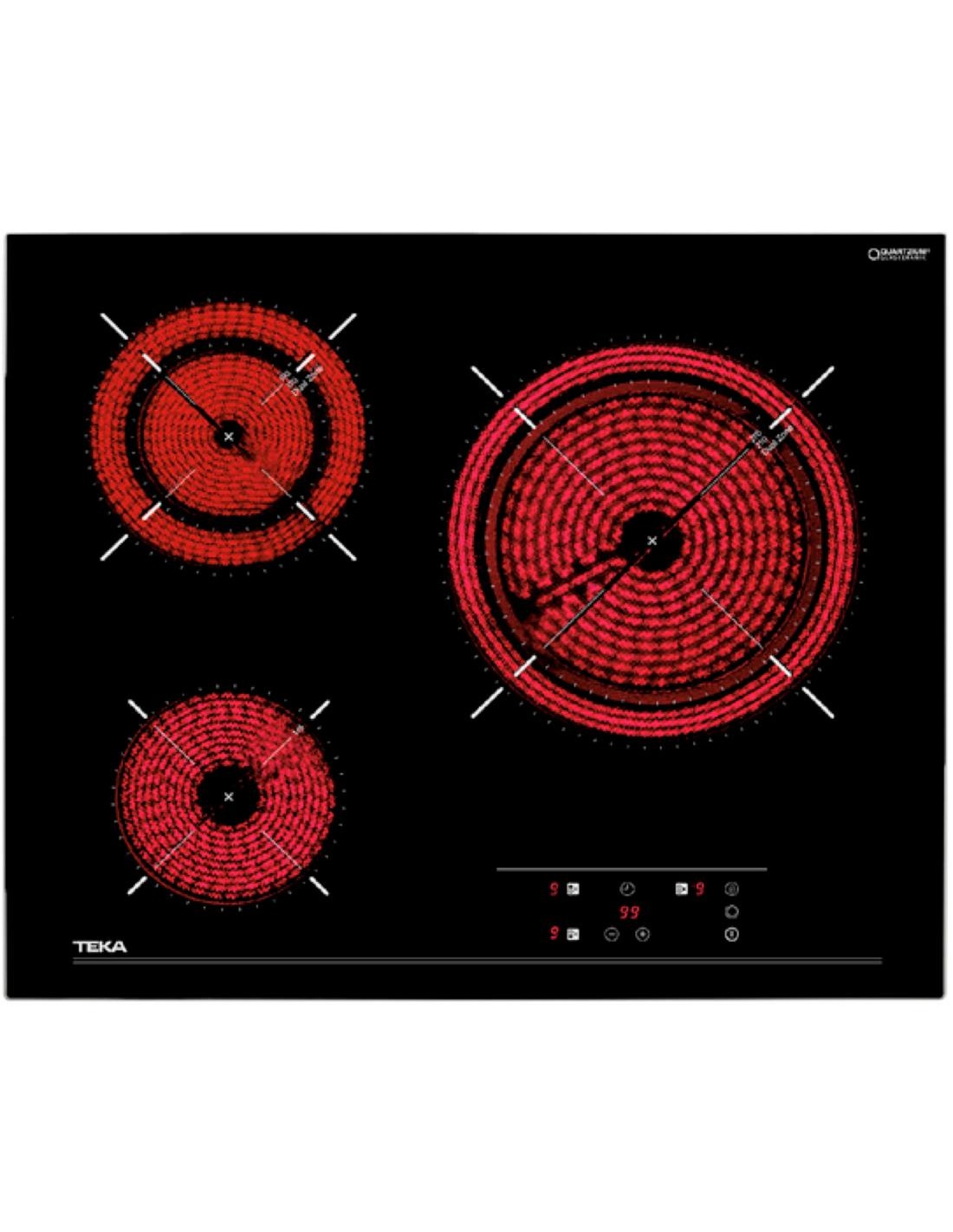 TEKA TT6320 ENCIMERA 3F Placa Vitrocerámica