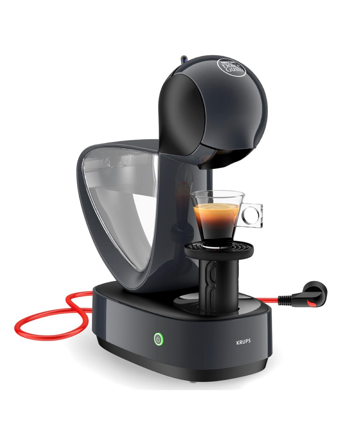 Krups KP173BCL Cafetera Capsulas Dolce Gusto Infinnisima Gris